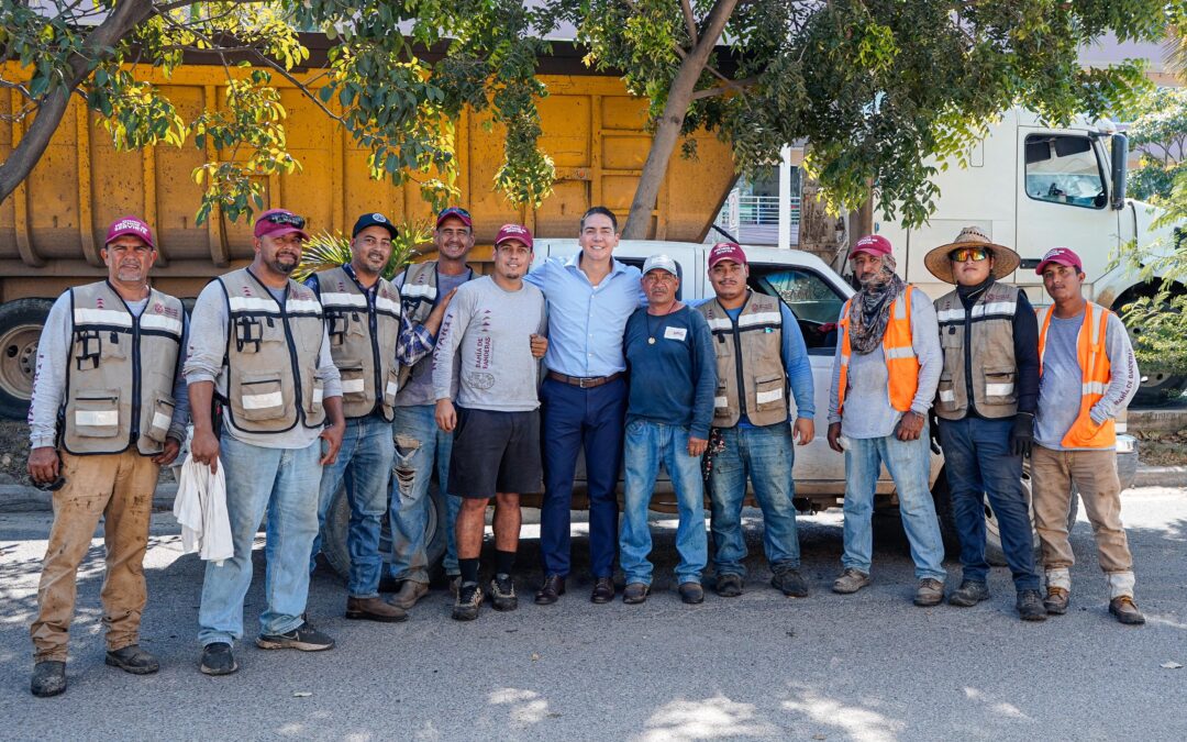 Servicios Públicos de Bahía de Banderas embellece la entrada a Jarretaderas