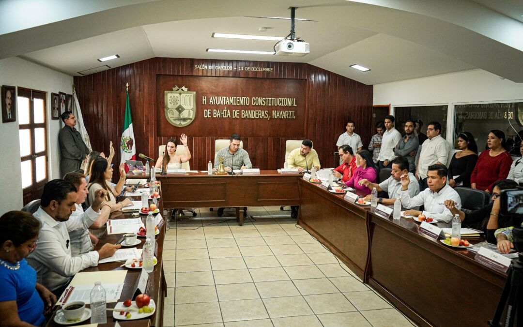 Ayuntamiento de Bahía de Banderas aprueba importantes iniciativas para fortalecer la transparencia, derechos humanos y desarrollo local