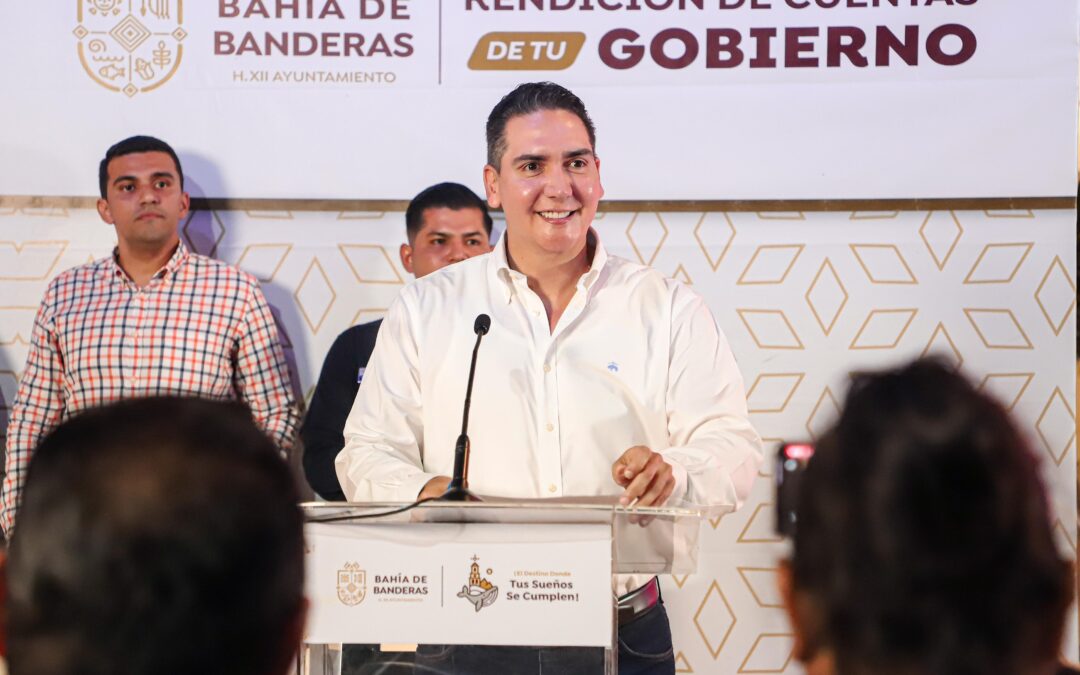 Rendición de Cuentas: Héctor Santana destaca avances y compromisos para Bahía de Banderas