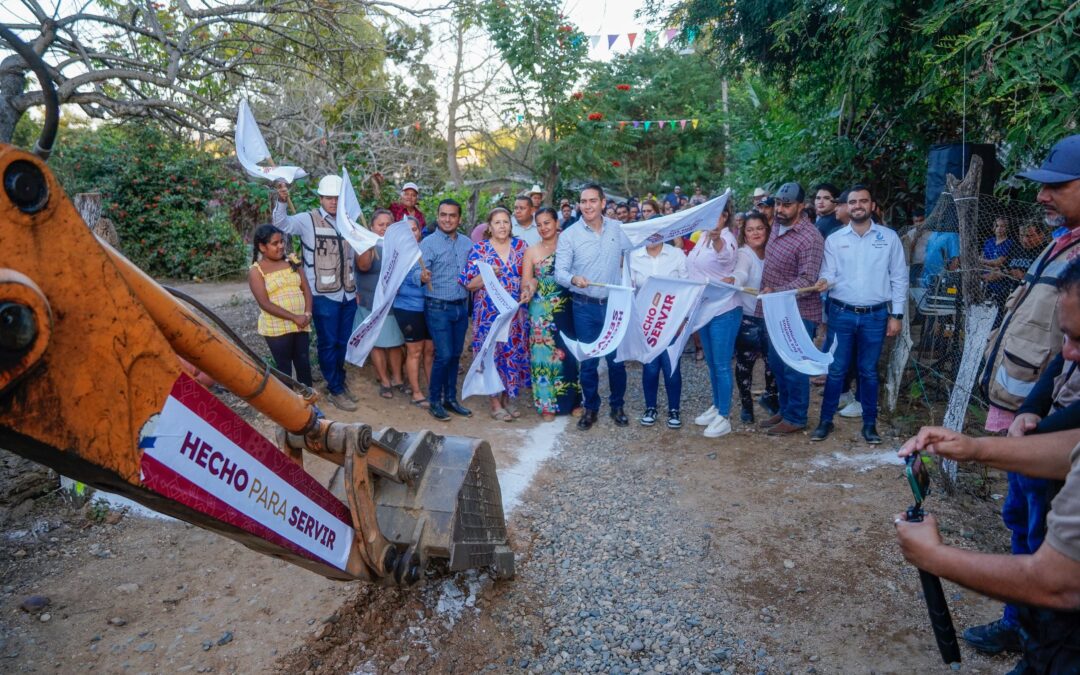 “Vamos a regresarle la dignidad a El Coatante”: Héctor Santana arranca obra de alcantarillado