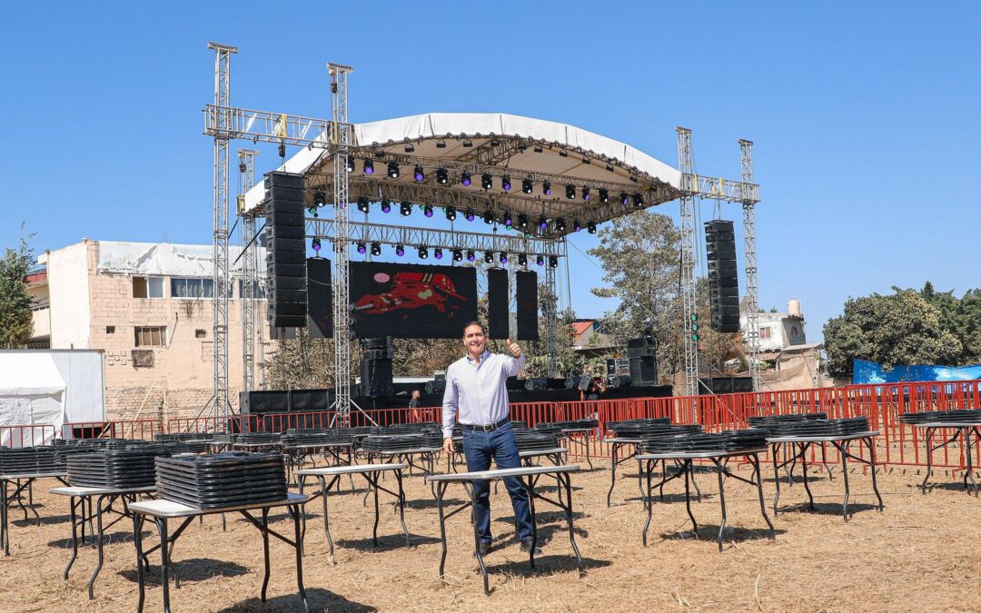 Héctor Santana ordena retirar mesas VIP en la explanada de la Expo Ganadera 2025 y reafirma su compromiso con la igualdad para los ciudadanos